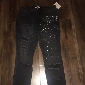 Brand new Charlotte Russe Black jeans (with tags)